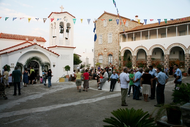 June 30 - Anargyroi festival - The inner courtyard